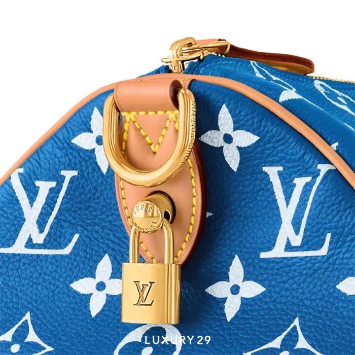 Louis Vuitton LV Speedy P9 Bandouliere 40 Bleu LOUIS VUITTON