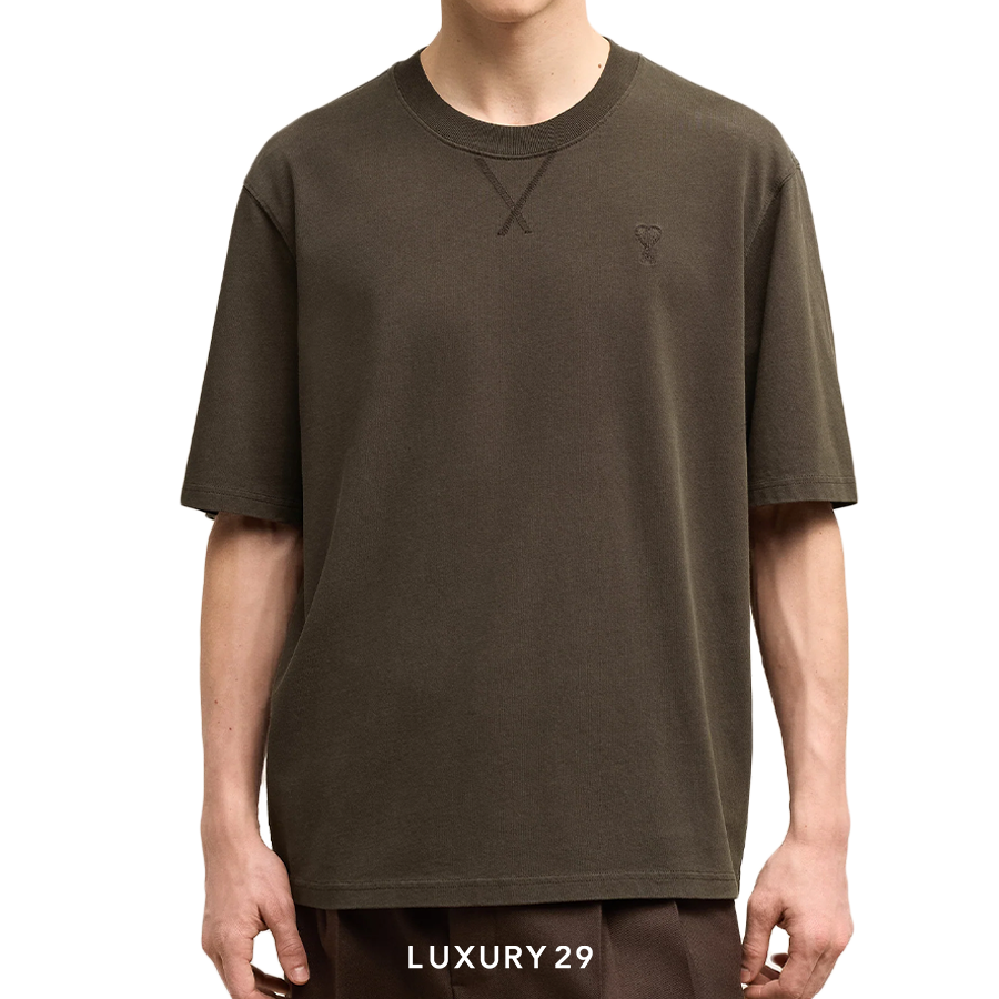 AMI DE COEUR T-SHIRT DARK COFFEE AMI