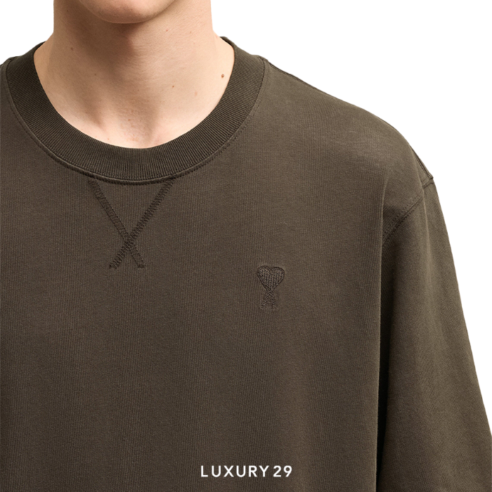 AMI DE COEUR T-SHIRT DARK COFFEE AMI