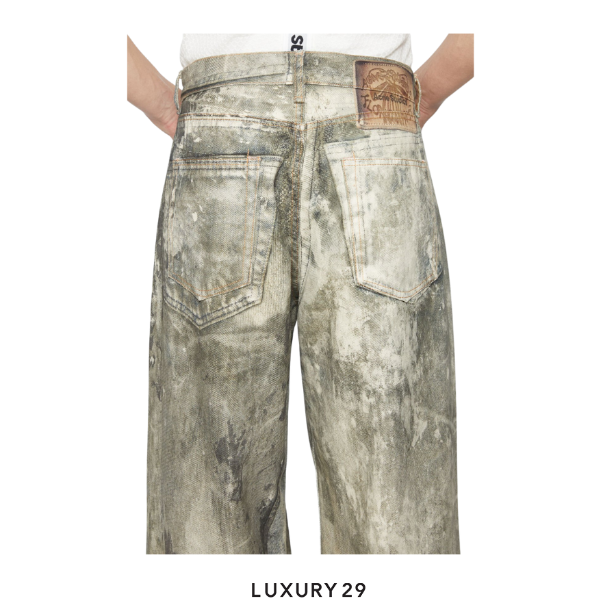 Acne Studios Loose fit trousers- 1981M Mid Blue ACNE STUDIOS