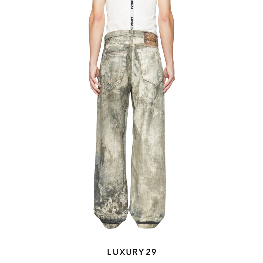 Acne Studios Loose fit trousers- 1981M Mid Blue ACNE STUDIOS