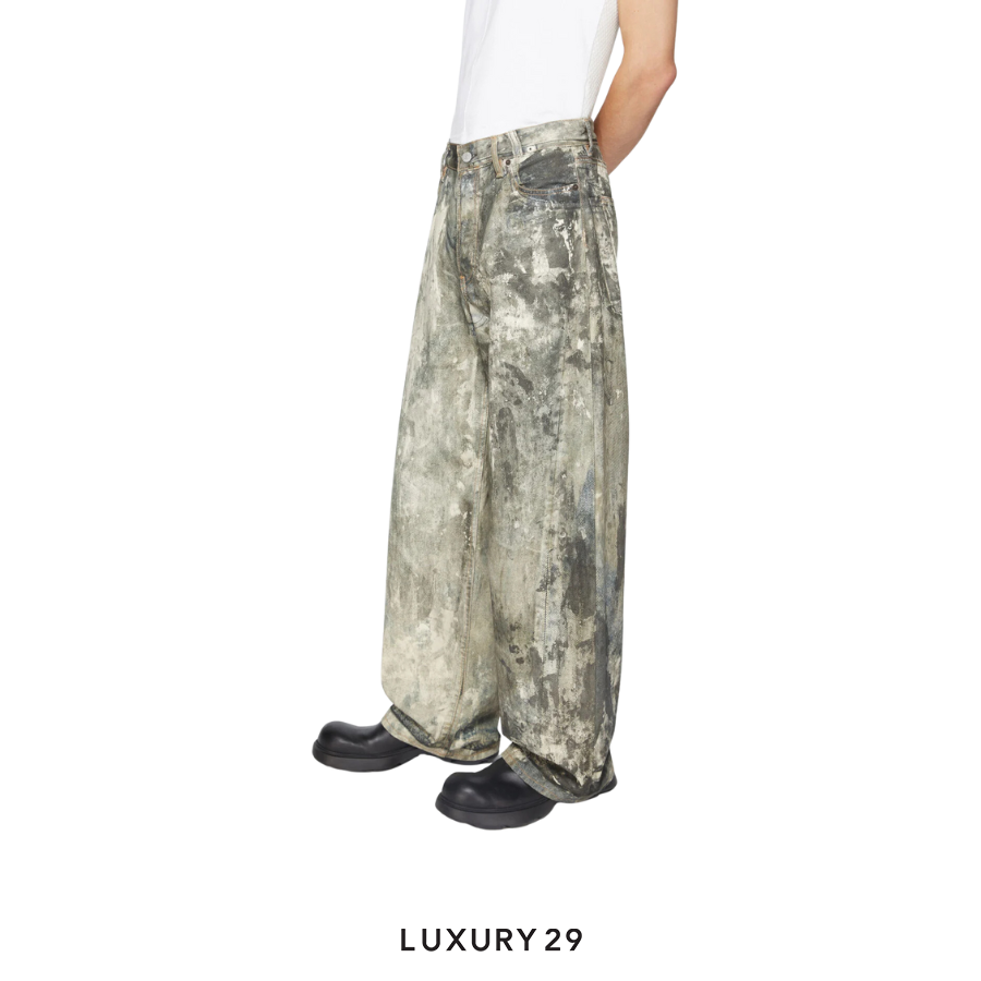 Acne Studios Loose fit trousers- 1981M Mid Blue ACNE STUDIOS