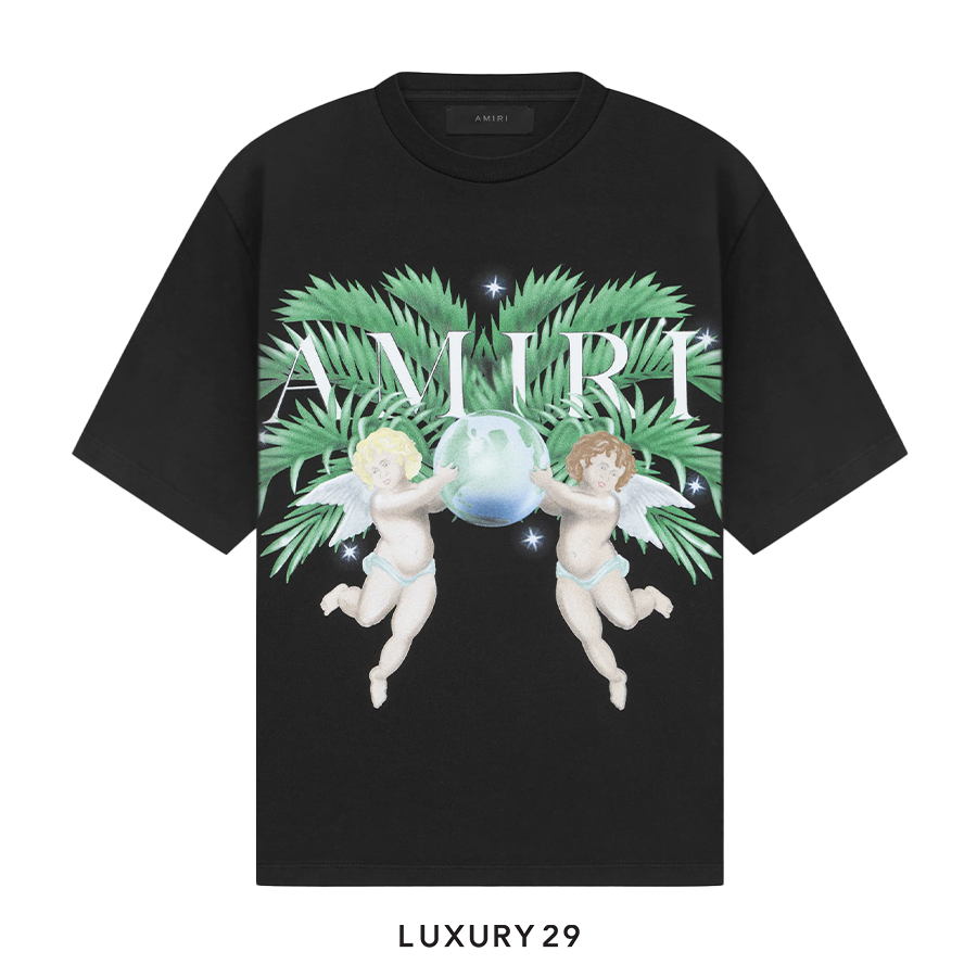 Amiri Airbrush Cherub Tee 'Black'