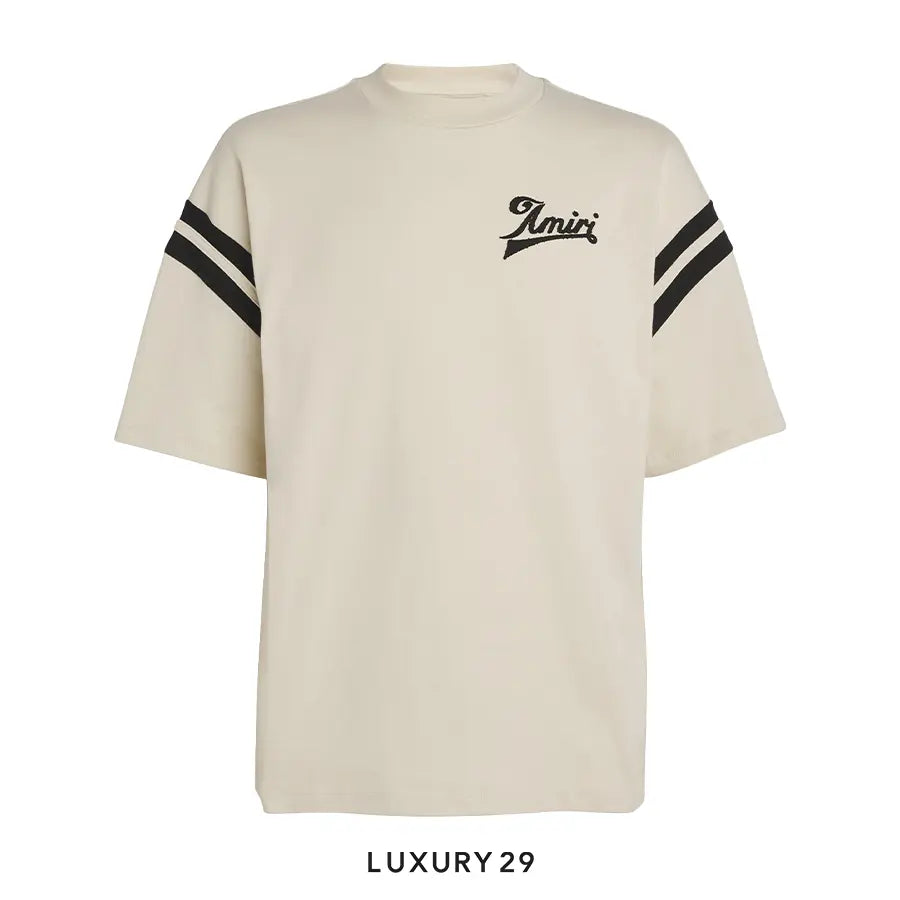 Amiri Oversized Tee Alabaster Beige