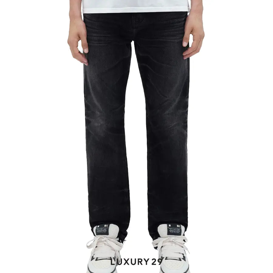 Amiri RELEASE HEM STRAIGHT JEAN FADED BLACK AMIRI