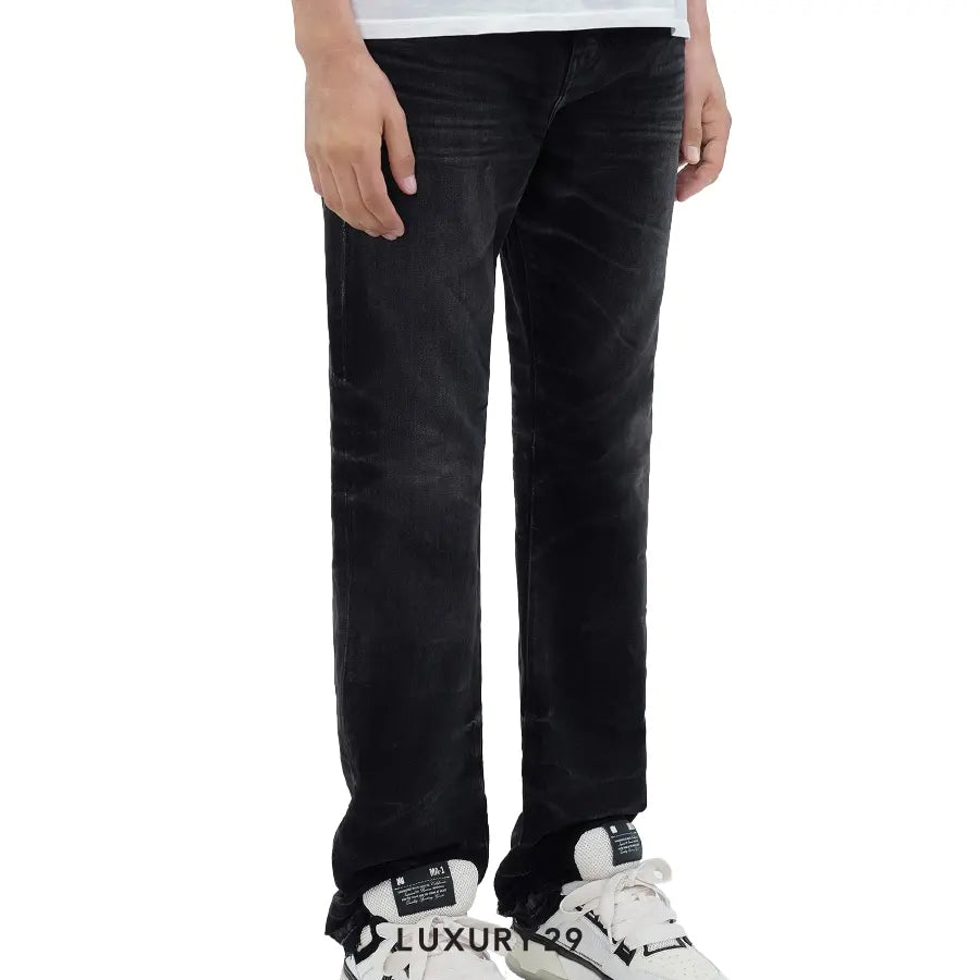 Amiri RELEASE HEM STRAIGHT JEAN FADED BLACK AMIRI