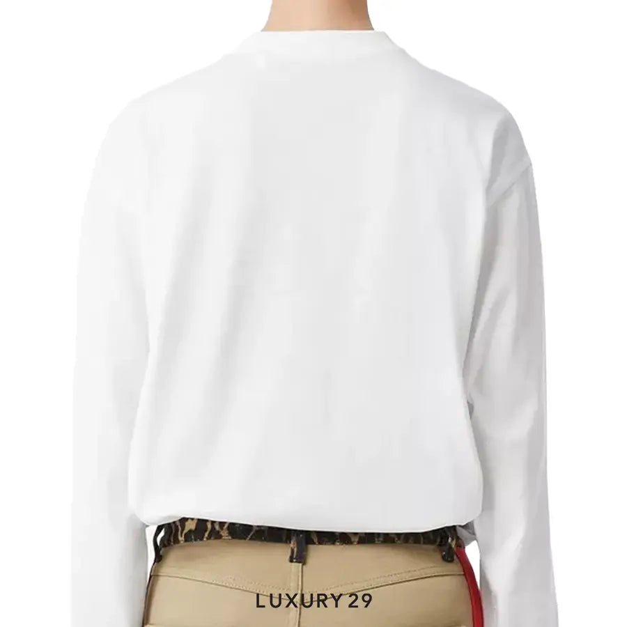 Burberry Atherton TB logo Long sleeve t-shirt White BURBERRY