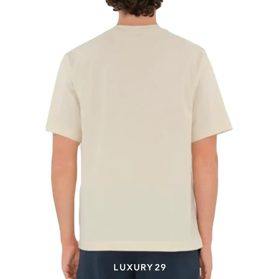 Burberry Logo Cotton T-shirt in Tundra BURBERRY
