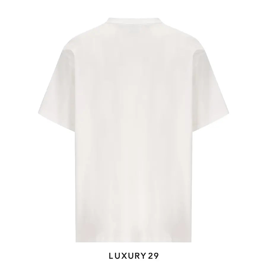 Burberry Logo Printed Crewneck T-Shirt White BURBERRY