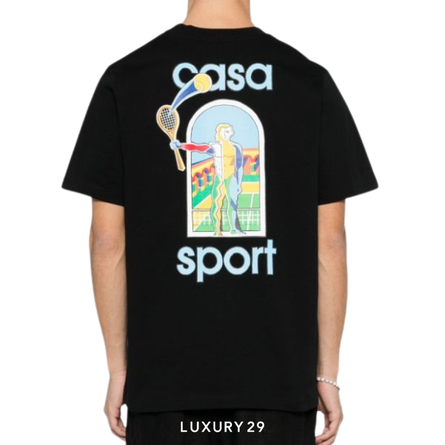 Casablanca Le Jeu Colore T-Shirt black CASABLANCA