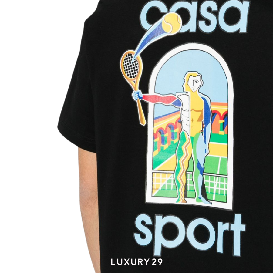 Casablanca Le Jeu Colore T-Shirt black CASABLANCA