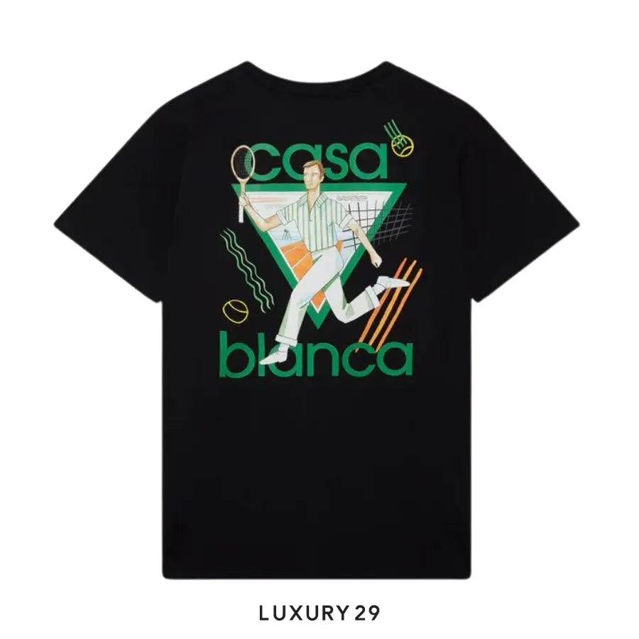Casablanca Le Jeu T-Shirt black CASABLANCA