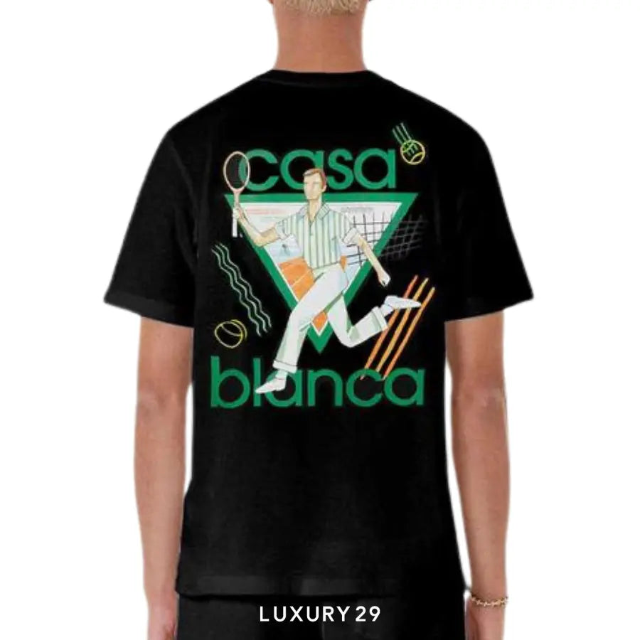 Casablanca Le Jeu T-Shirt black CASABLANCA