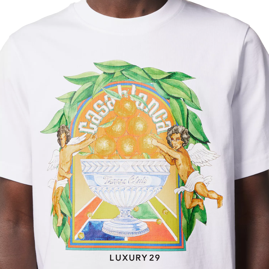 Casablanca Triomphe d'orange t-shirt CASABLANCA