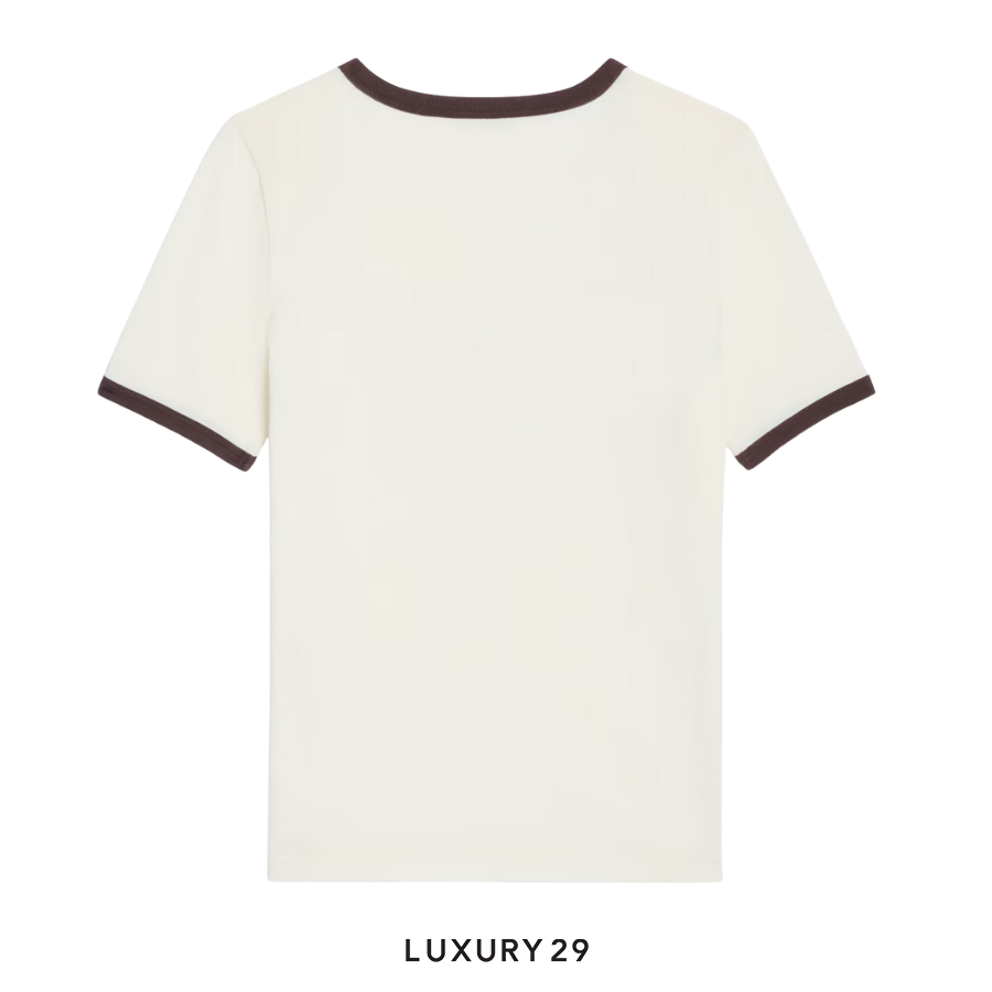 Celine blason 70s t-shirt in cotton jersey White CELINE