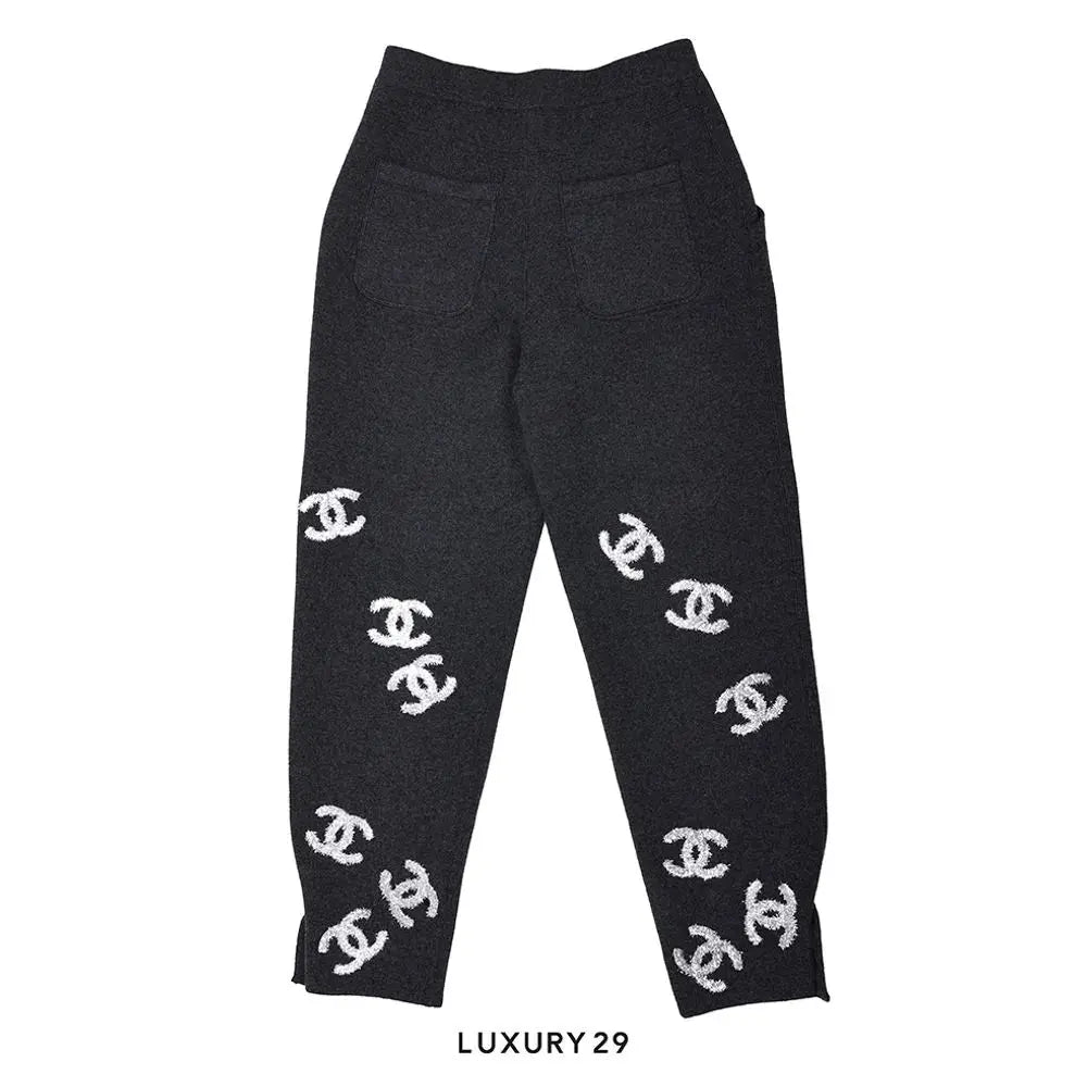 Chanel TROUSERS GREY 38 CHANEL