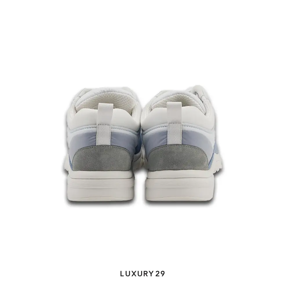 Chanel Trainers Fabric & Suede Calfskin Sky Blue CHANEL