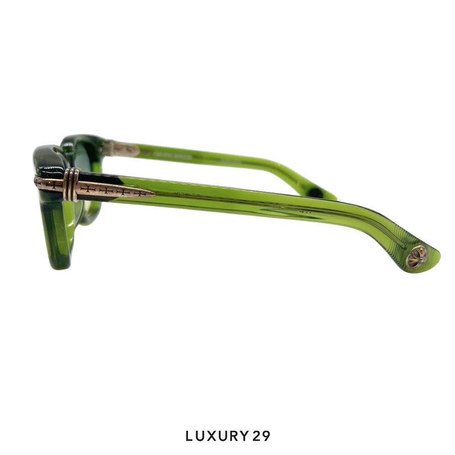 Chrome Hearts 2024 Drippin Sunglasses Green CHROME HEARTS