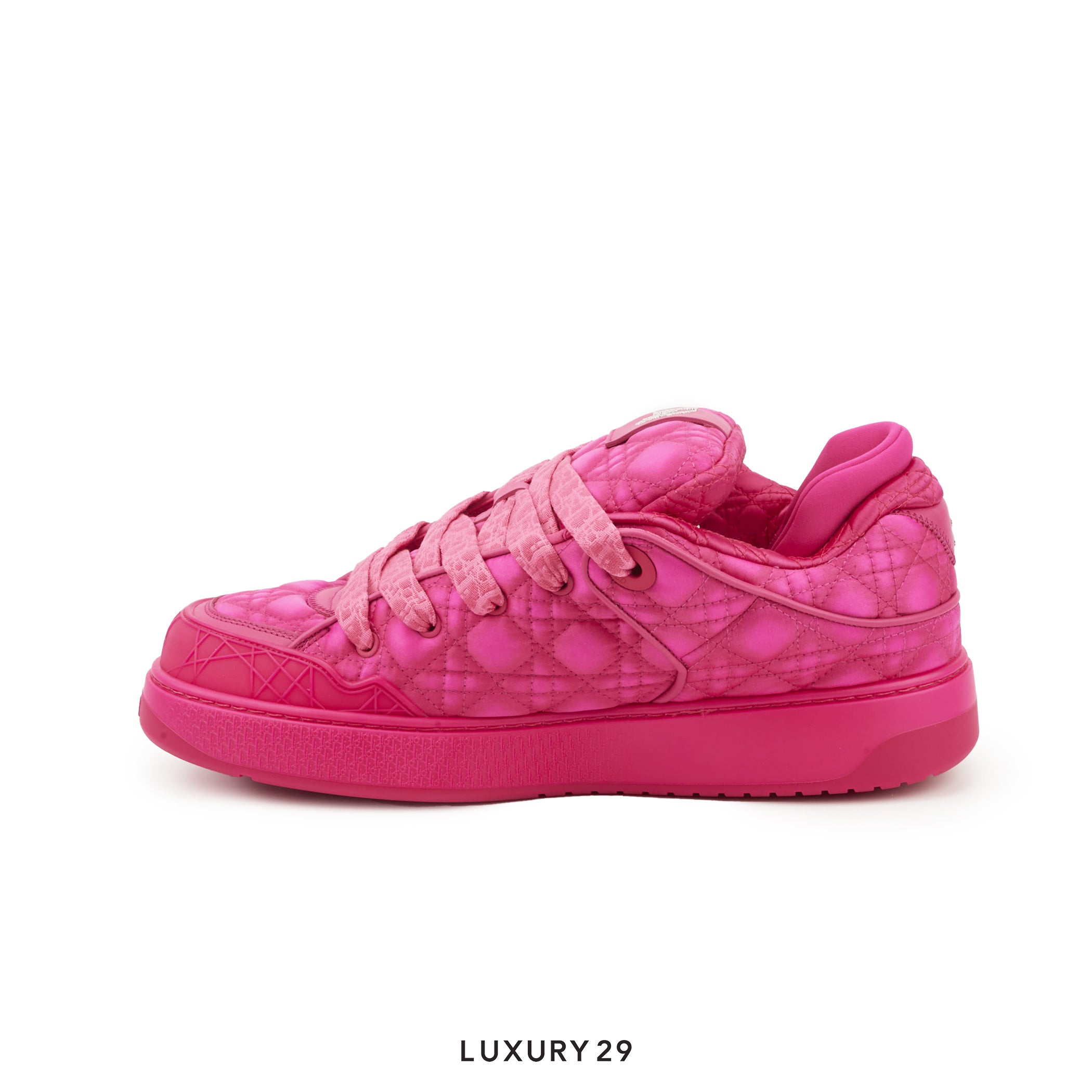 Dior B9S Skater ERL Fuchsia Kumo Cannage Satin DIOR