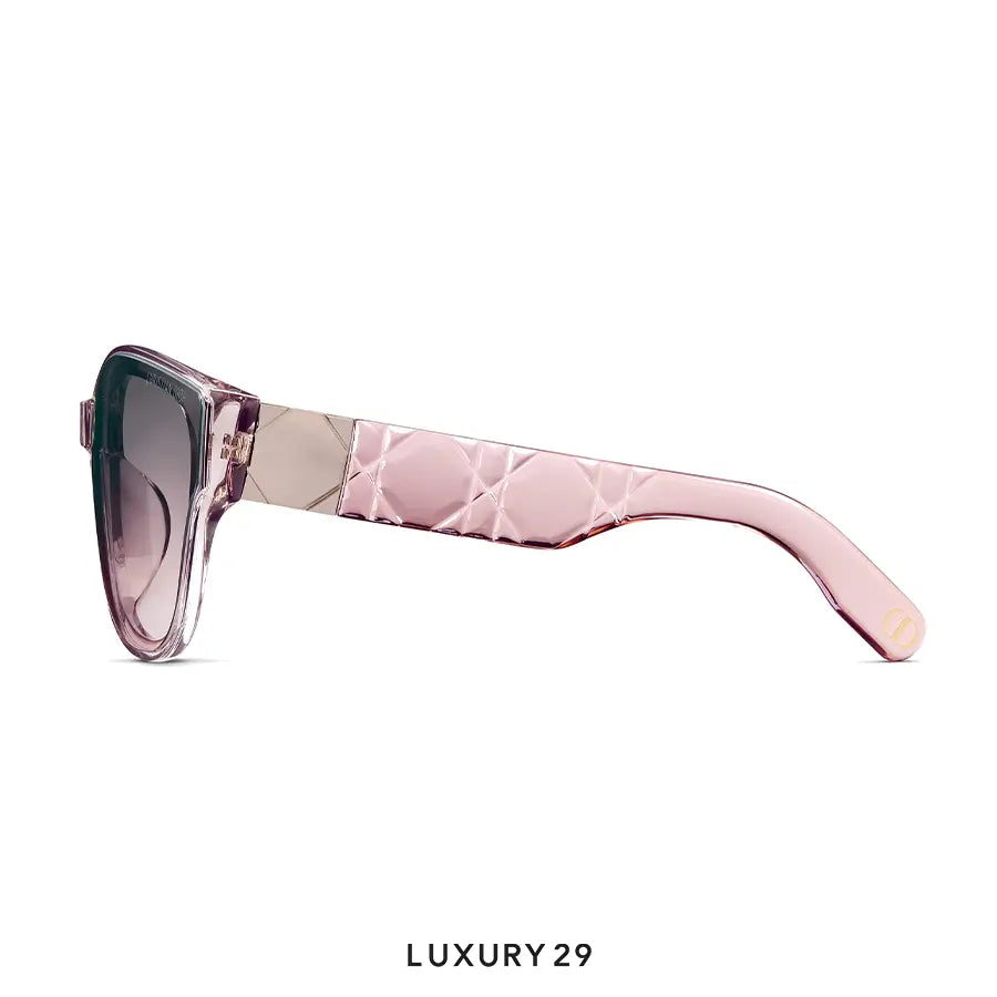 Dior Lady 95.22 R3I Transparent Nude Round Sunglasses DIOR