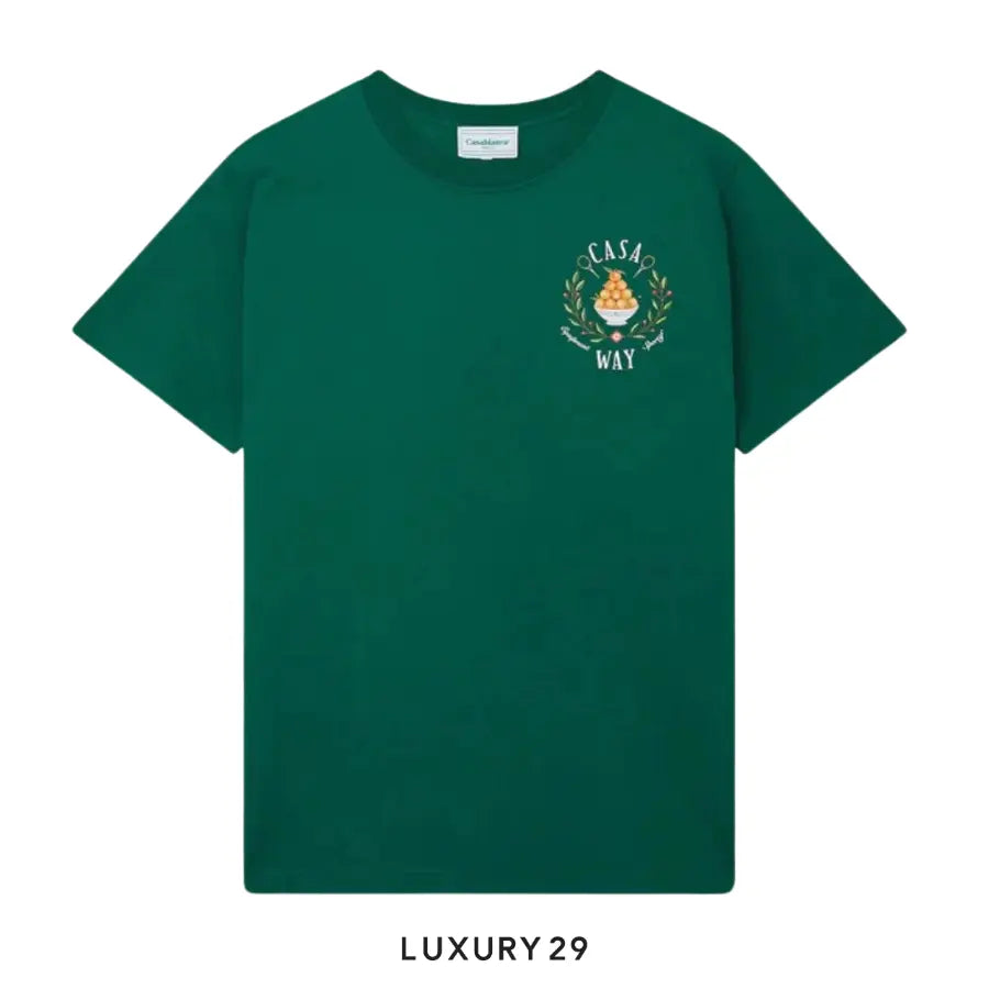Casablanca Casa Way T-Shirt evergreen