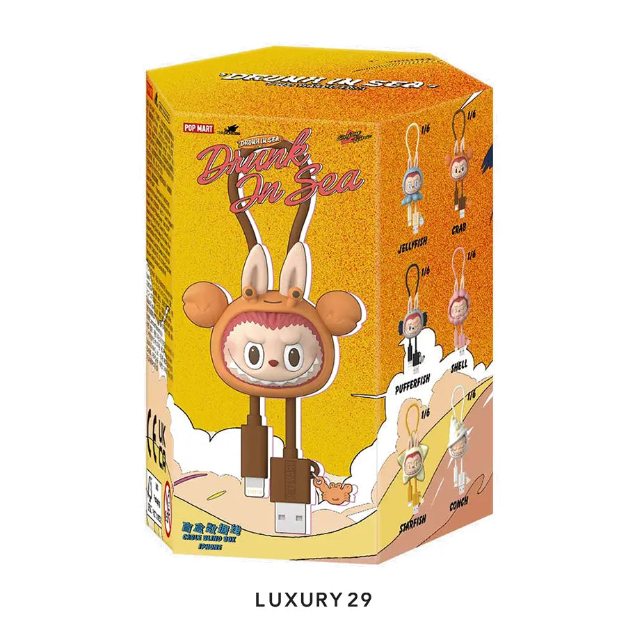 POP MART The Monsters Enchanted by Seaside Series-Cable Blind Box USB to Lightning
