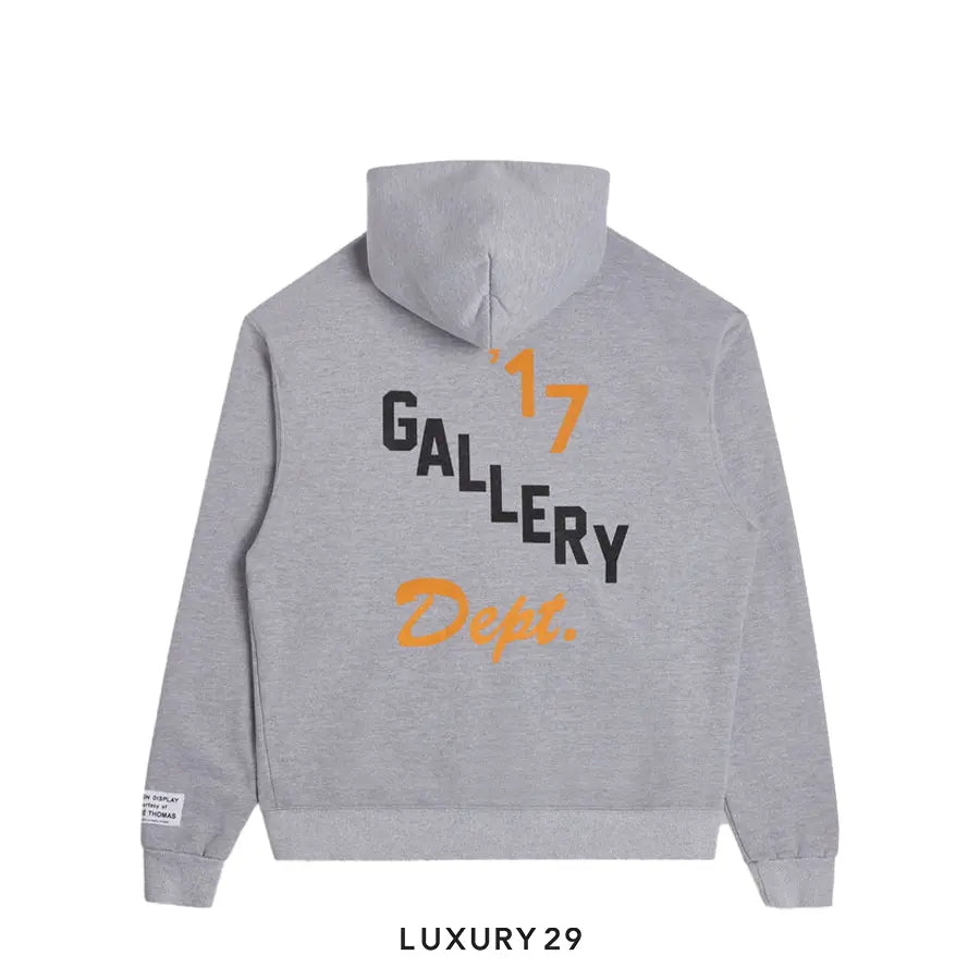 Gallery Dept. BOXING MERCH HOODIE HEARTHER GREY GALLERY DEPT.