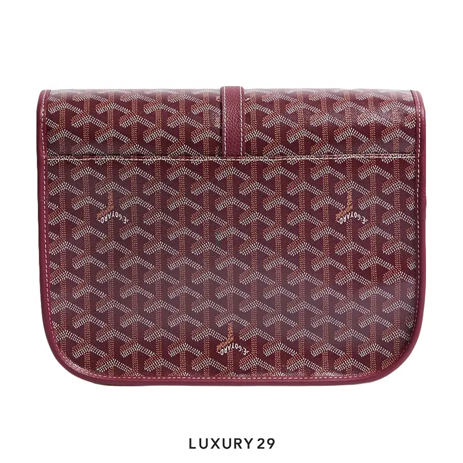 Goyard Belvedere MM Bag Burgundy GOYARD