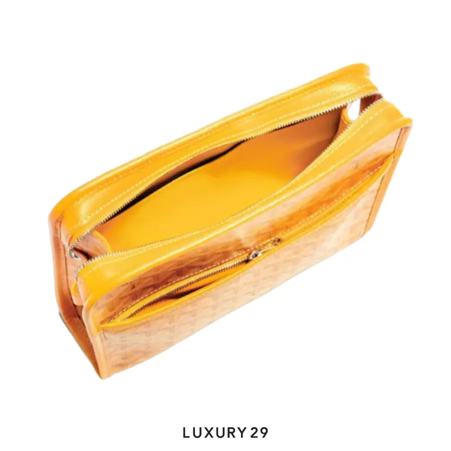 Goyard Jouvence GM Toiletry Bag Yellow GOYARD