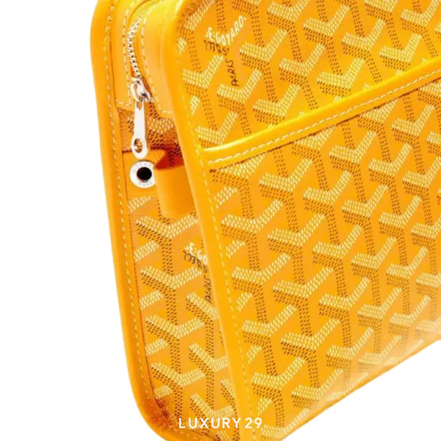 Goyard Jouvence GM Toiletry Bag Yellow GOYARD