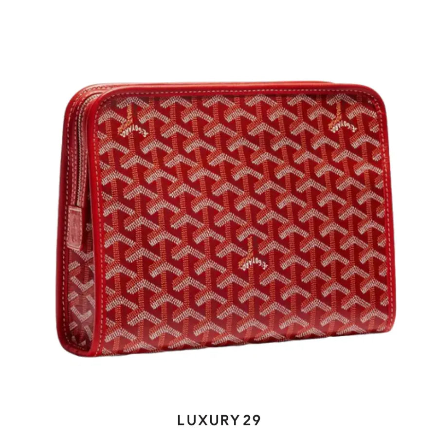 Goyard Jouvence MM Toiletry Bag Red GOYARD
