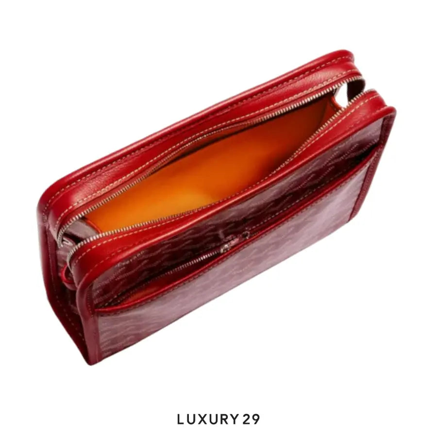 Goyard Jouvence MM Toiletry Bag Red GOYARD