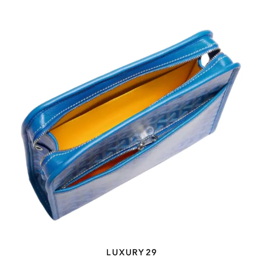 Goyard Jouvence MM Toiletry Bag Sky Blue GOYARD