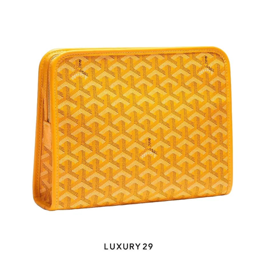 Goyard Jouvence MM Toiletry Bag Yellow GOYARD