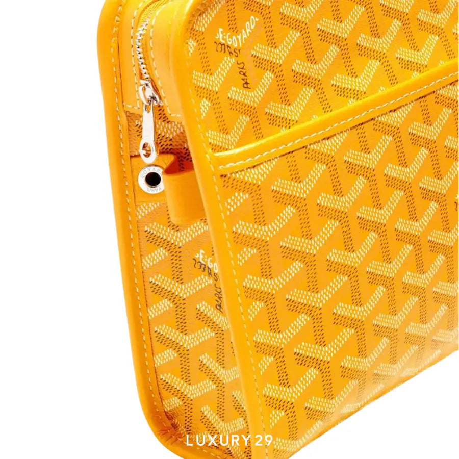 Goyard Jouvence MM Toiletry Bag Yellow GOYARD