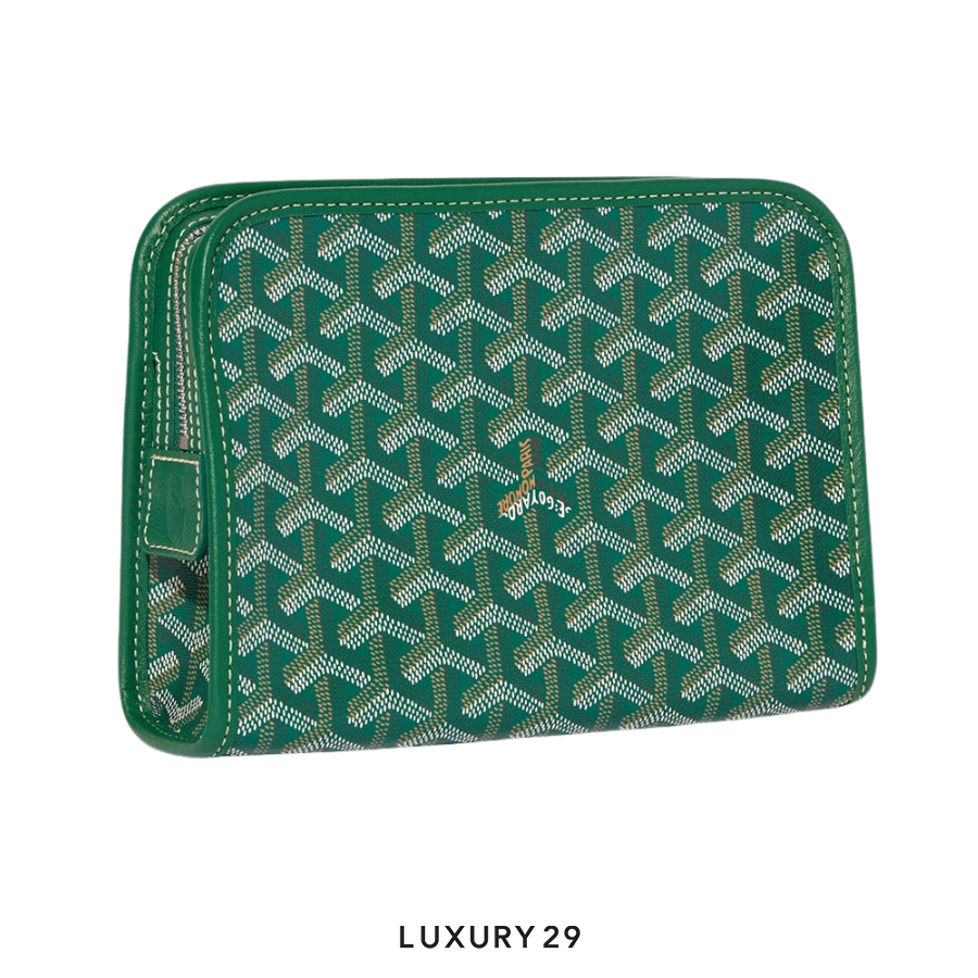 Goyard Jouvence PM Toiletry Bag Green GOYARD
