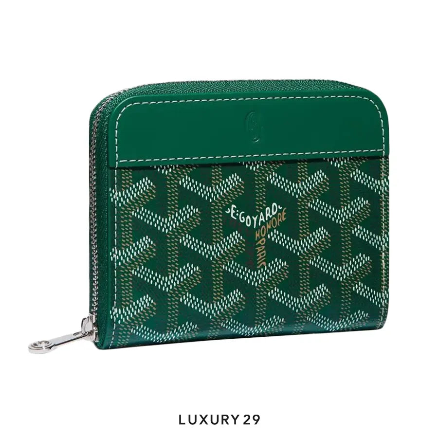 Goyard Matignon PM Wallet Green