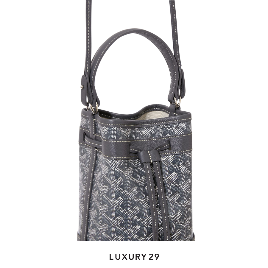 Goyard Petit Flot Mini bucket Bag Grey GOYARD