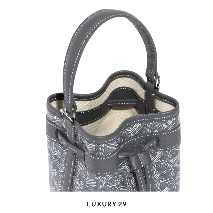 Goyard Petit Flot Mini bucket Bag Grey GOYARD