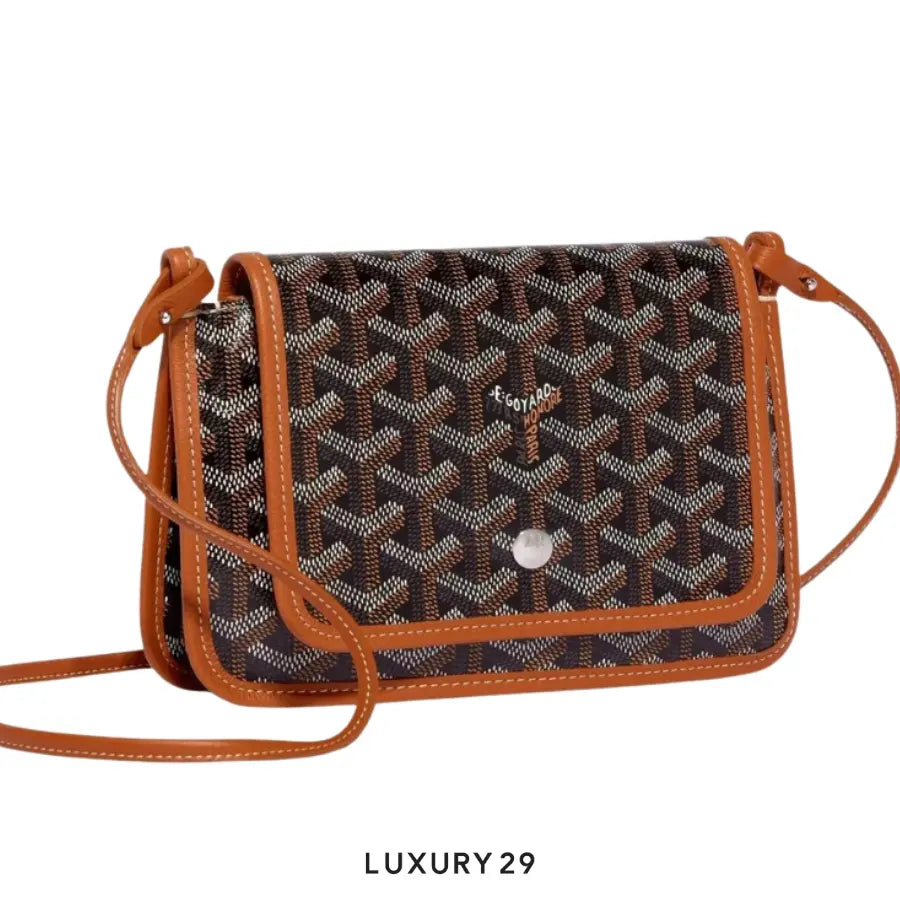Goyard Plumet Pocket Wallet Black & Tan GOYARD