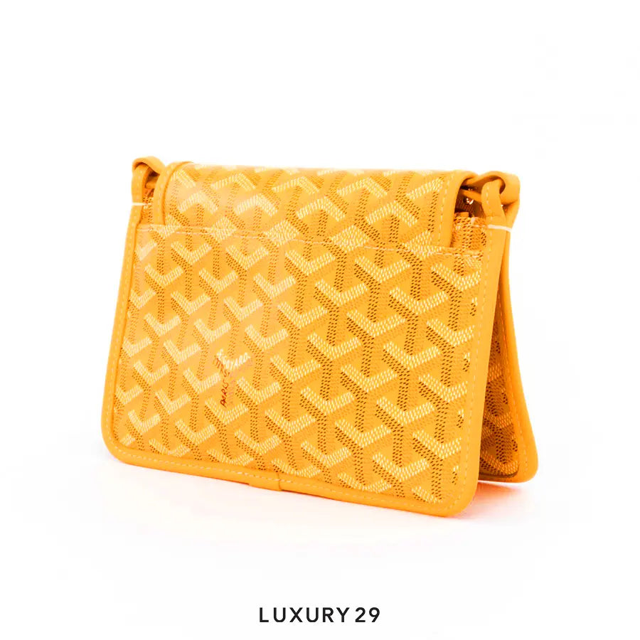 Goyard Plumet Pocket Wallet Yellow GOYARD