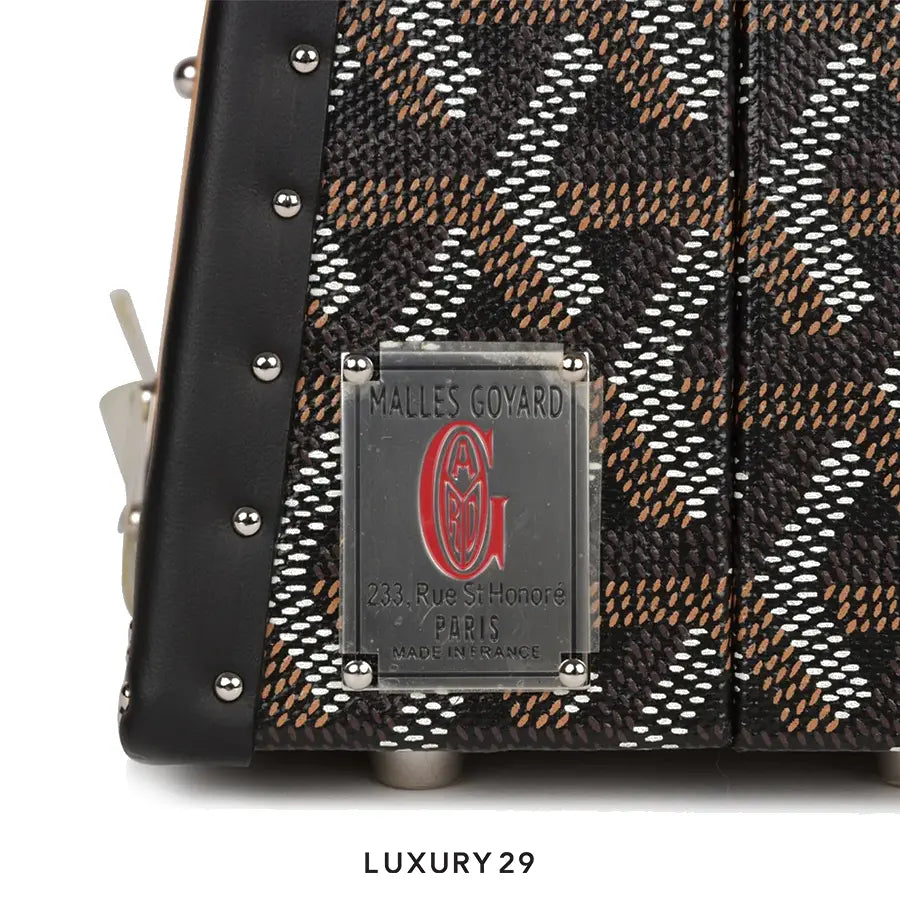 Goyard Saigon Mini Trunk Bag Black GOYARD
