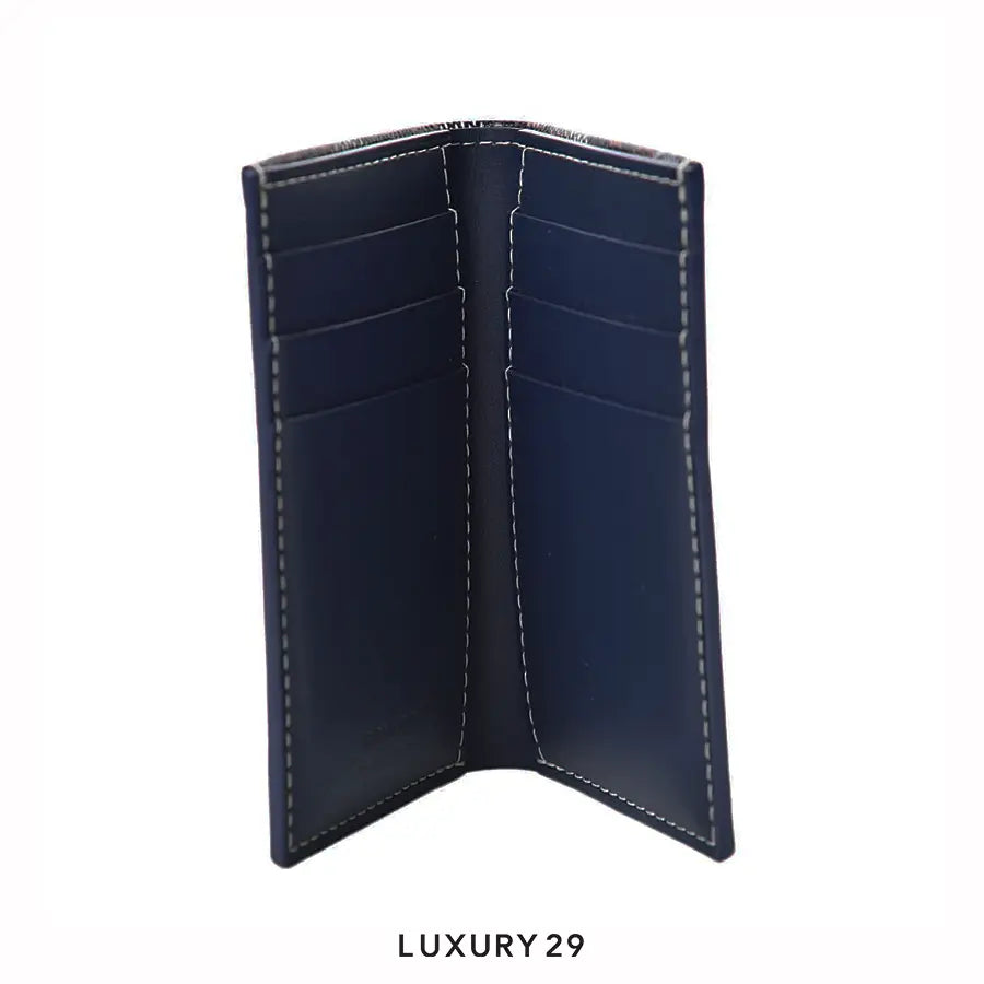 Goyard Saint-Pierre Card Wallet Navy Blue GOYARD