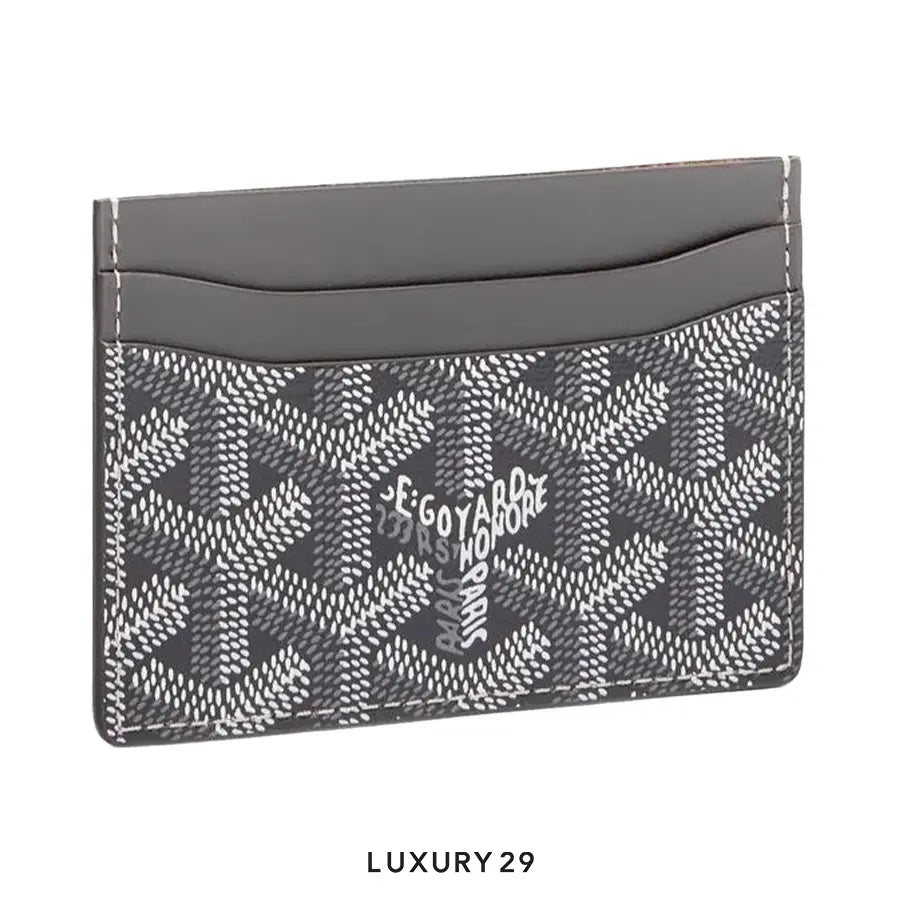 Goyard Saint-Sulpice Card Wallet Grey