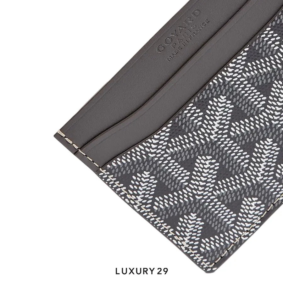 Goyard Saint-Sulpice Card Wallet Grey GOYARD