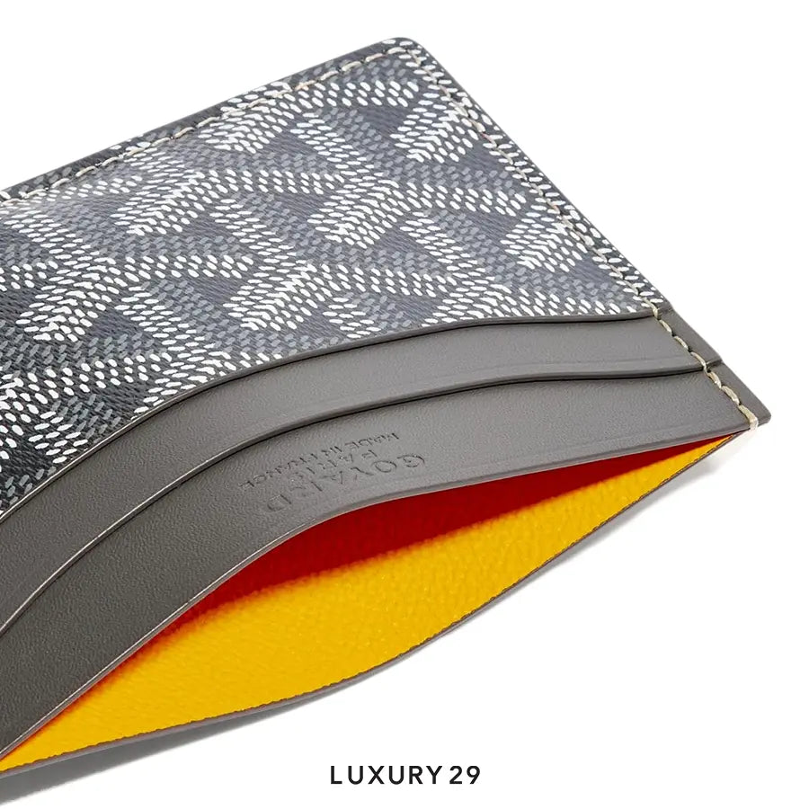 Goyard Saint-Sulpice Card Wallet Grey GOYARD