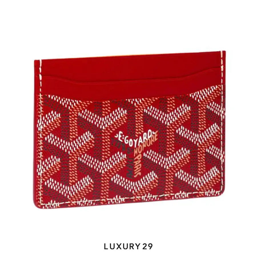 Goyard Saint-Sulpice Card Wallet Red