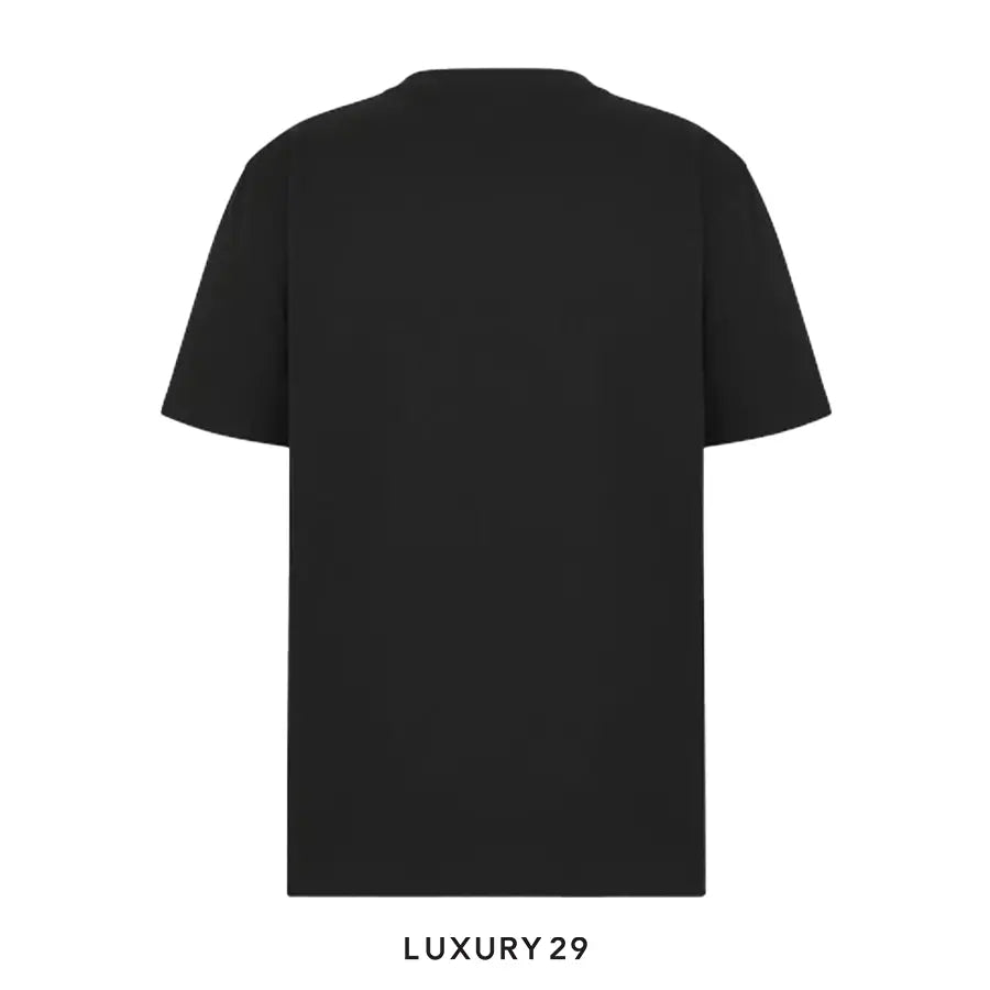 Dior Relaxed-Fit T-Shirt Black Cotton Jersey Handwritten DIOR