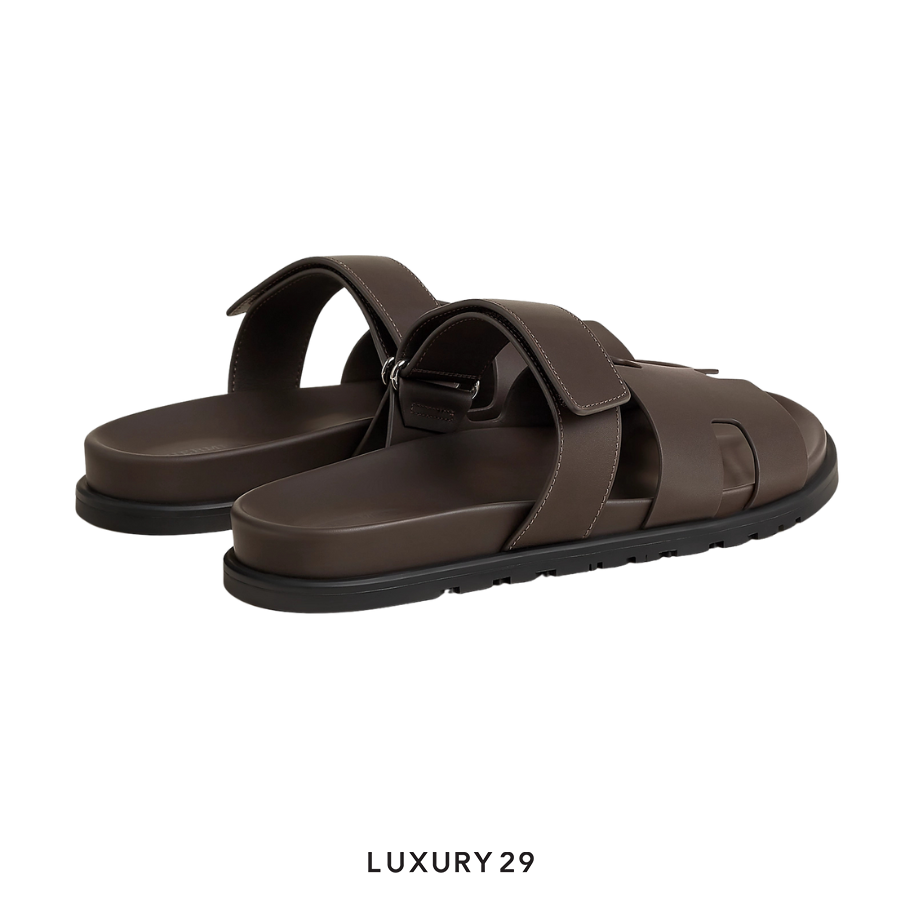 Hermes Sandle homme Chypre Veau Ecorce HERMES