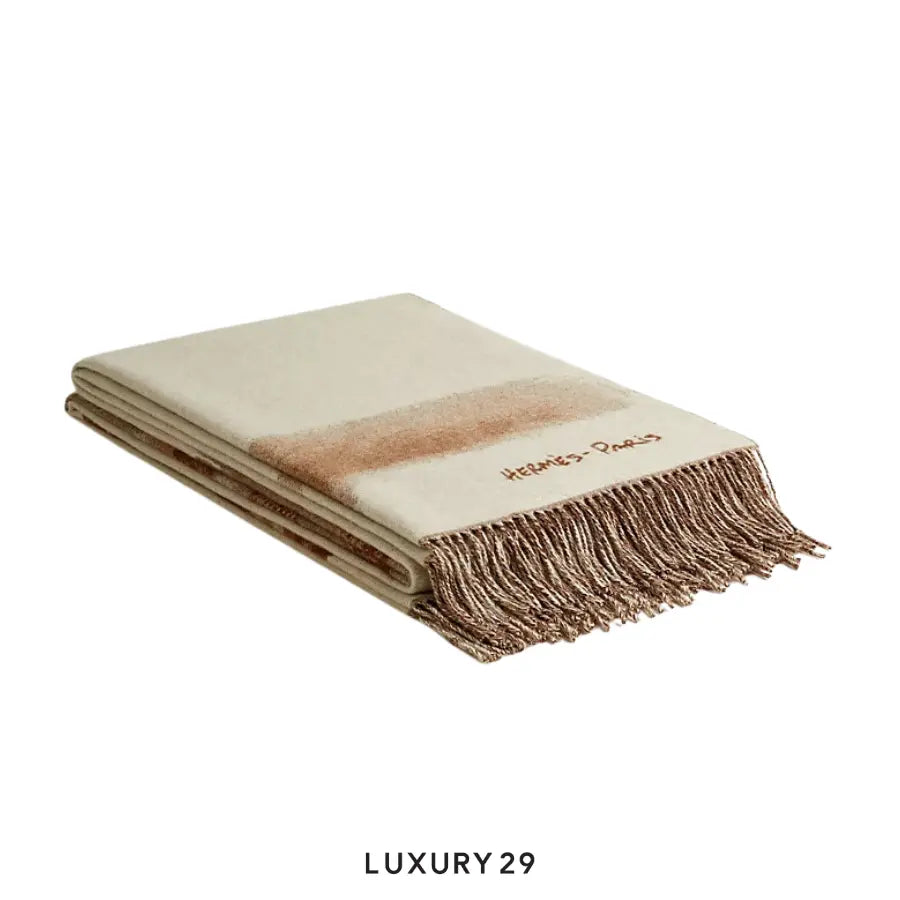 Hermes Cheval Talaria blanket Chataigne HERMES